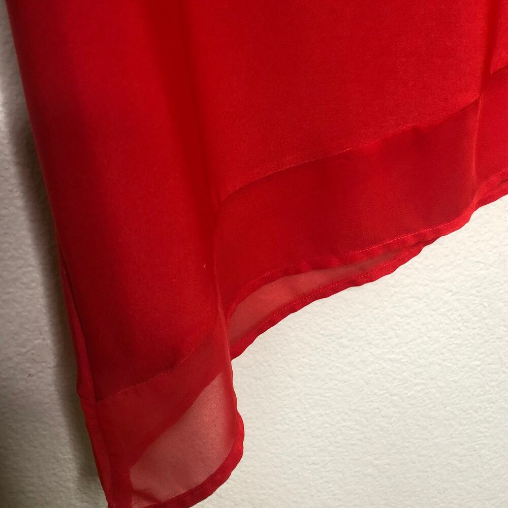 Red Asymmetrical Tank Large - Picture 5 of 5